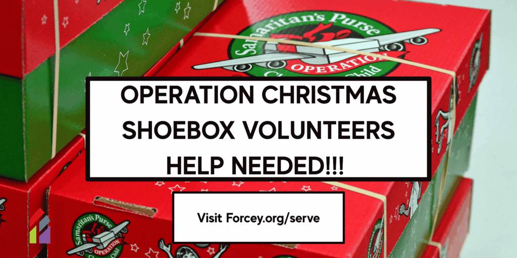 Operation Shoebox volunteers