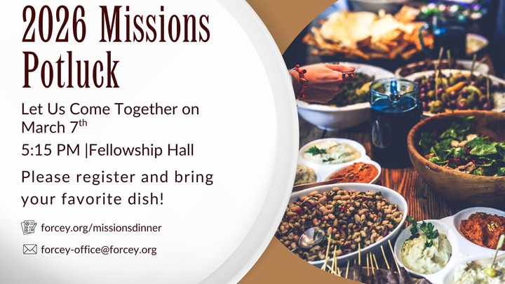 2026 Missions potluck