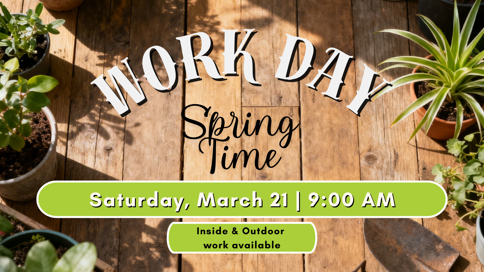 Spring Time Work Day